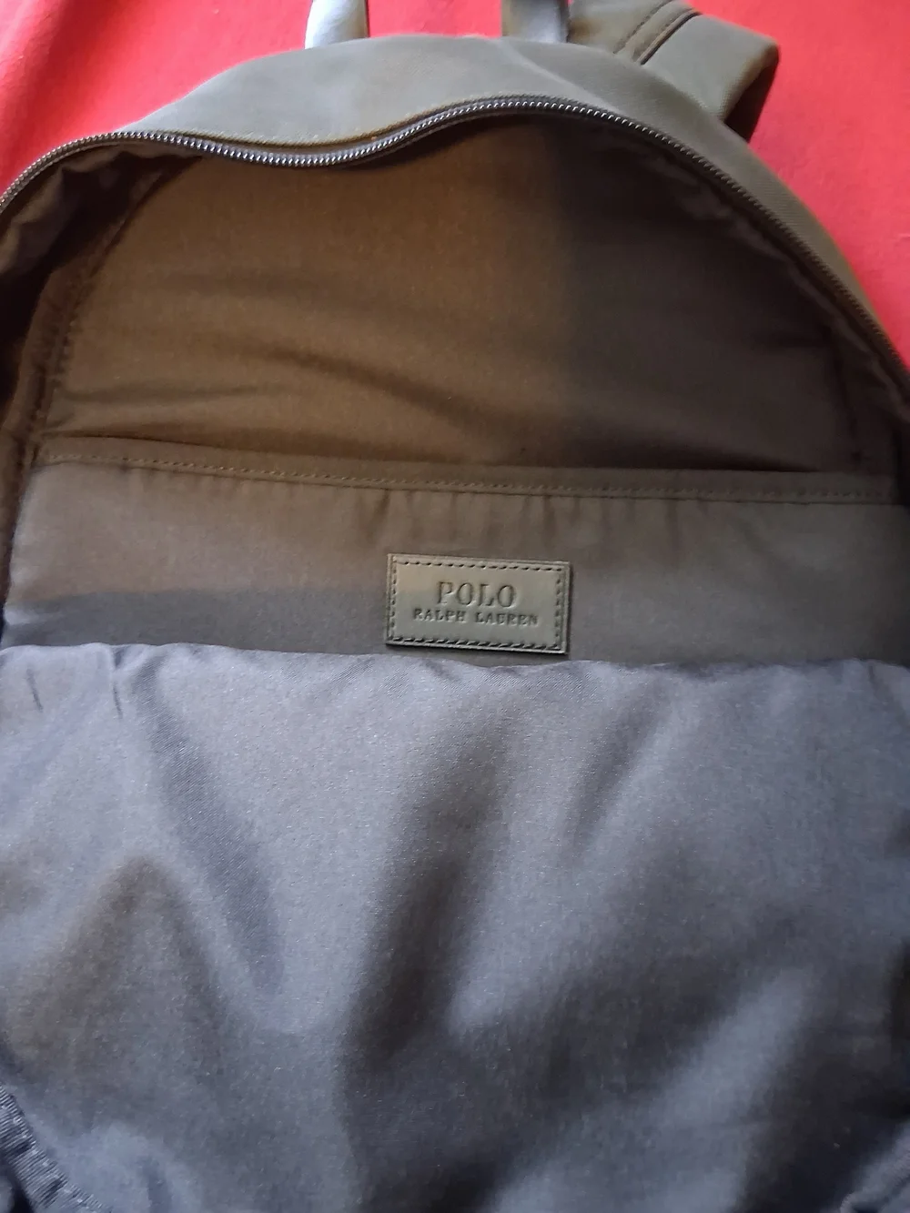 Polo by Ralph Lauren Olive Green & Black Backpack And Duffle Bag